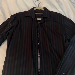 Mens Bugatchi Button Down Size Medium